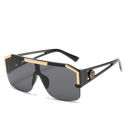 BERAKAH SUPRÊME - Lunettes de soleil carrées surdimensionnées pour hommes et femmes, à la mode, pour sport, conduite, dégradé de couleur, Uv400 2023
