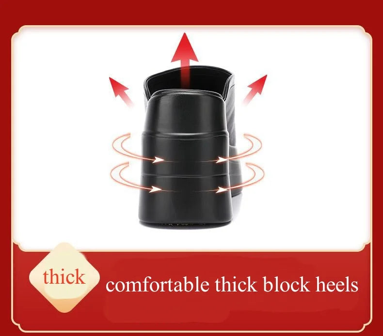 Chaussures confortables à plateforme épaisse de 9.5cm, petite taille 32-43, pantoufles en cuir véritable, talons hauts 2025, diapositives à semelles compensées, modèle de bureau