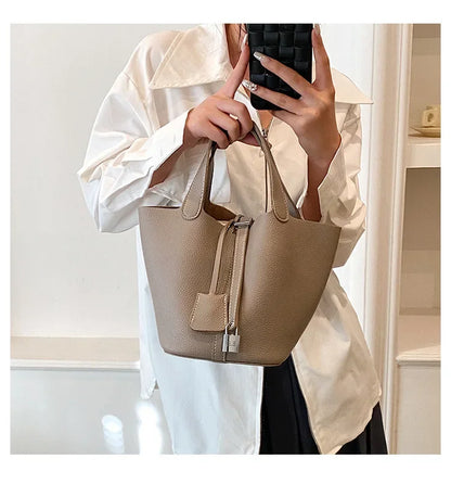 Sac à main en cuir PU pour femmes, Design Unique haut de gamme, offre spéciale de la saison, sac seau tendance, polyvalent à la mode, Si