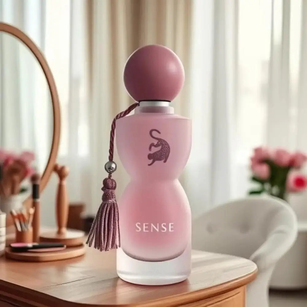 Ensemble cadeau de parfum Laverne Sense 100 ml Sense Eau de Parfum & crème pour le corps & sac fourre-tout parfum floral en poudre de musc