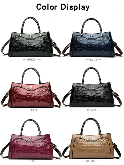 Sacs à main en cuir verni pour femmes, sacs à bandoulière pour dames, sacs à main de créateurs de luxe, petit sac fourre-tout décontracté, initié par la marque, nouveau