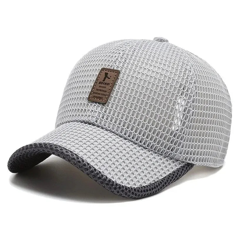 Printemps et été nouveau chapeau en maille hommes automne et hiver casquette coréenne marée chapeau chapeau en plein air décontracté mode parasol casquette de Baseball
