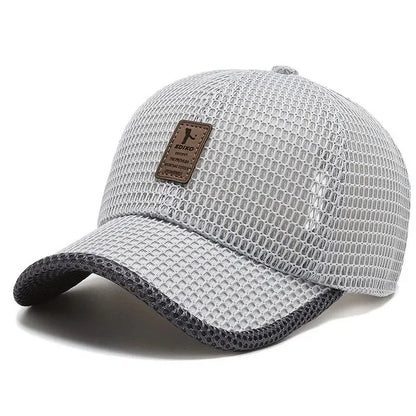 Printemps et été nouveau chapeau en maille hommes automne et hiver casquette coréenne marée chapeau chapeau en plein air décontracté mode parasol casquette de Baseball