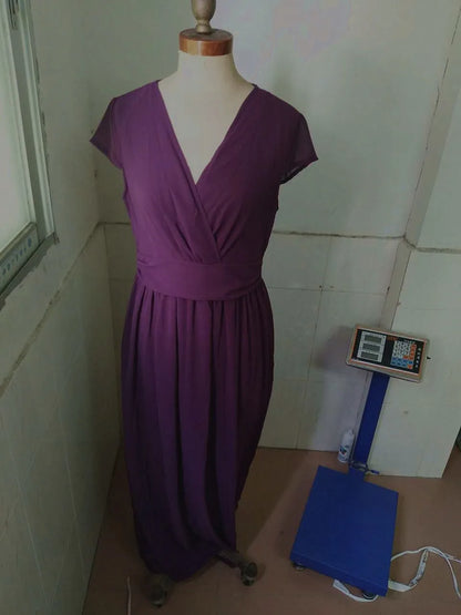 Robe moulante élégante à manches courtes en mousseline de soie pour femmes, robes de soirée bohèmes pour femmes, robe d'été sexy pour dames, 2022