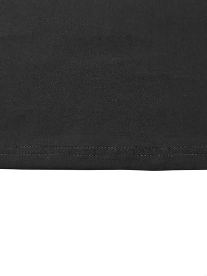 Ensemble demi-jupe d'été pour femmes, deux pièces, manches courtes, rayures latérales, ceinture de taille réglable, ample, décontracté, respirant, polyvalent