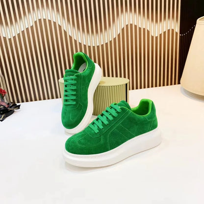 Baskets décontractées en cuir fabriquées à la main pour hommes, baskets à plateforme, mocassins plats originaux unisexes, chaussures pour hommes