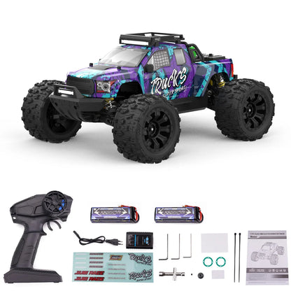 JIUSI PT14R 1/14 RC voiture de course 3S batterie 4WD 80 km/h moteur sans brosse 2.4G télécommande 35C haute vitesse tout-terrain camion RC