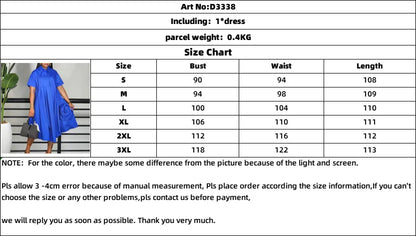 Robe chemise à manches courtes pour femmes, couleur unie, jupe trapèze, élégante, décontractée, Maxi, pour printemps et automne, mode été