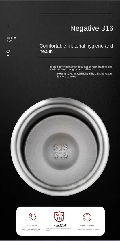 Bouteille d'eau thermique garder la bouteille d'eau froide et chaude Thermos pour café thé flacons sous vide bouteille Thermos en acier inoxydable cadeaux