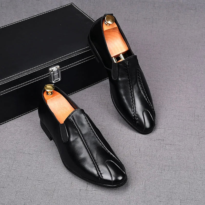 Chaussures en cuir patchwork blanc pour hommes, nouvelles chaussures de luxe pour hommes, robe de mariée, zone de Rh, chaussures Oxford pour hommes, taille 38-44