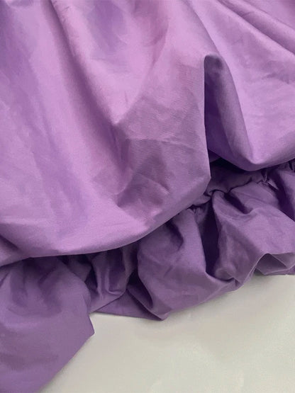 Krisstargirl femmes été bulle Mini robe 2025 taille haute sans manches jupe évasée coton robes courtes décontractées pour femme