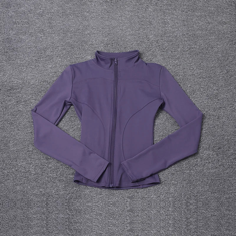 Veste de Sport pour femmes, chemise à manches longues, manteau d'entraînement, vêtements d'entraînement, de Yoga