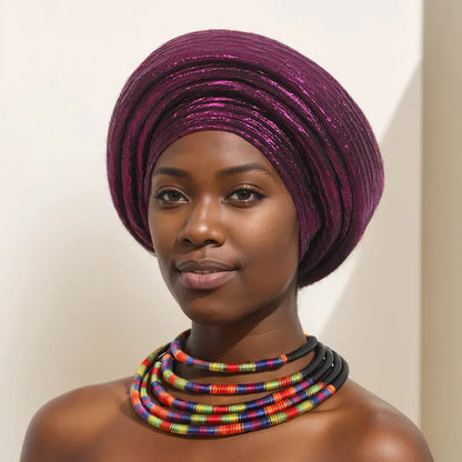 Cravate de sauna africaine, casquettes de documents solides, chapeaux de soirée, tenues musulmanes, chapeau turban, mode d'été et d'automne