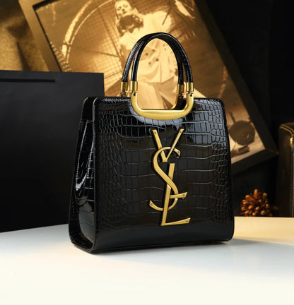 Sac à main de luxe léger de haute qualité, fourre-tout à la mode pour femmes, imprimé crocodile, sac à bandoulière simple, nouvelle collection automne et hiver 2024