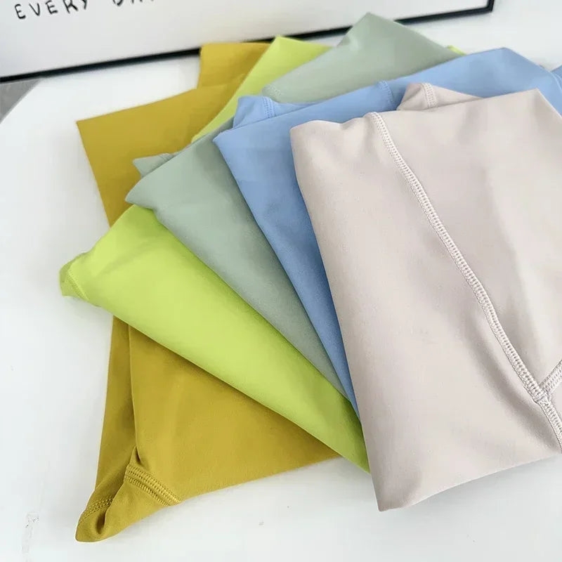 Offre spéciale Fitness femme Leggings pantalons de course sensation nue Leggings taille haute Push Up Sport femmes Fitness course Yoga pantalon