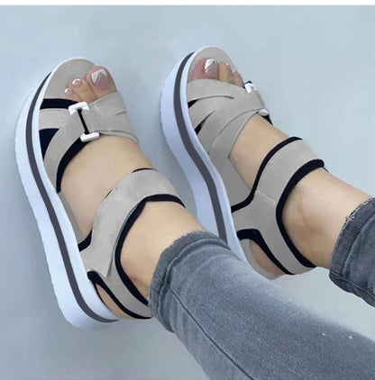 Sandales d'été chaussures femmes chaussures de marche en plein air fête femmes chaussure sandales à talons compensés femme chaussures de plage femme sandale femmes