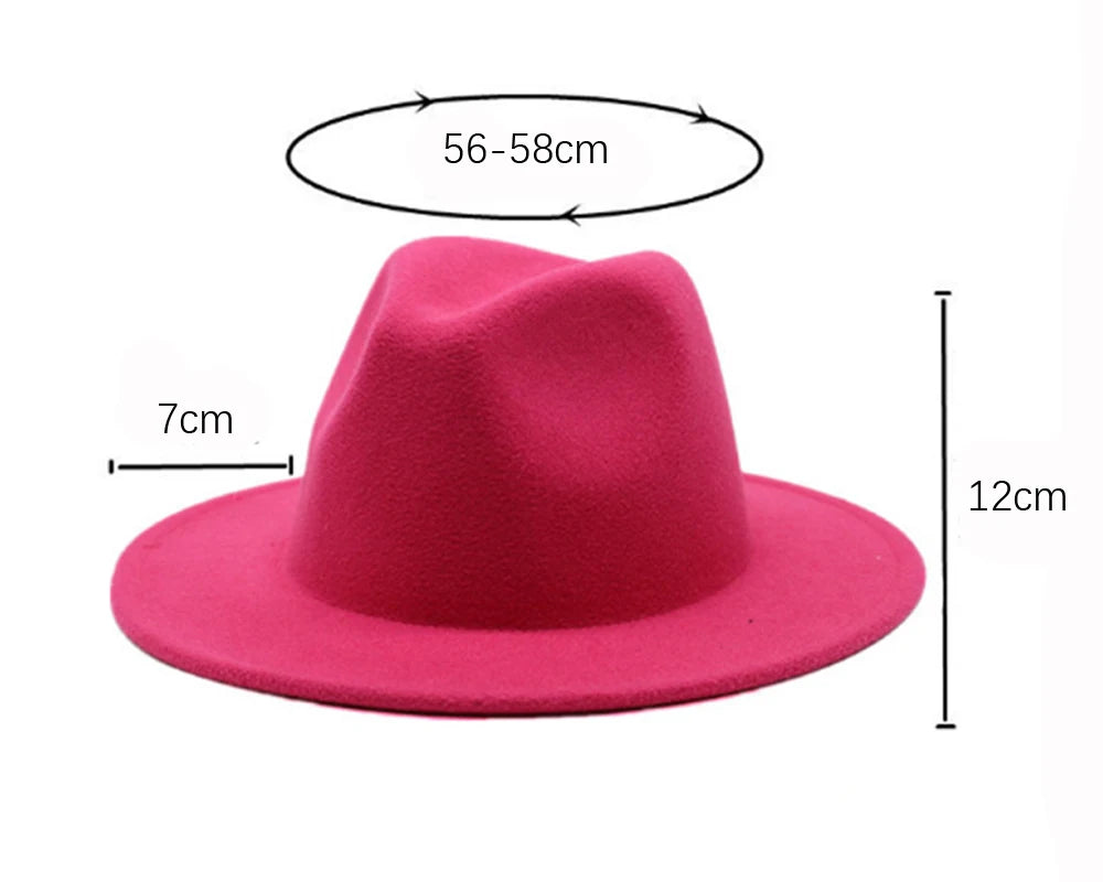 Fedora chapeaux pour femmes mode élégant melon robe casquettes Panama église mariage ruban bande chapeau hommes feutre Jazz chapeau