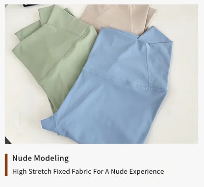 Offre spéciale Fitness femme Leggings pantalons de course sensation nue Leggings taille haute Push Up Sport femmes Fitness course Yoga pantalon