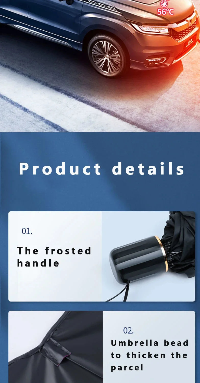 Pare-soleil parapluie pare-soleil pare-brise avant de voiture pare-soleil de voiture voiture avec parasol pliant pare-soleil de protection solaire