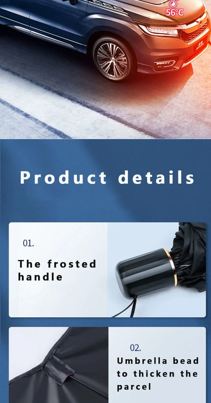 Pare-soleil parapluie pare-soleil pare-brise avant de voiture pare-soleil de voiture voiture avec parasol pliant pare-soleil de protection solaire