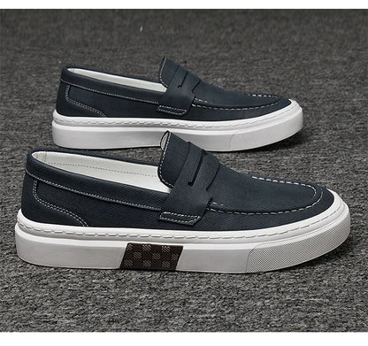 Mocassins d'été pour hommes, chaussures décontractées vertes faites à la main, chaussures de marche pour hommes, chaussures de conduite polyvalentes à semelle épaisse