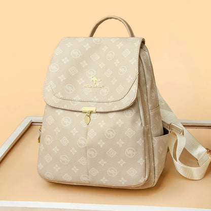 Sacs à Dos imprimés kangourou classiques Sac à Dos en Cuir Pu pour femmes Sac d'école à bandoulière pour mère Sacs à Dos Sac de transport A Dos