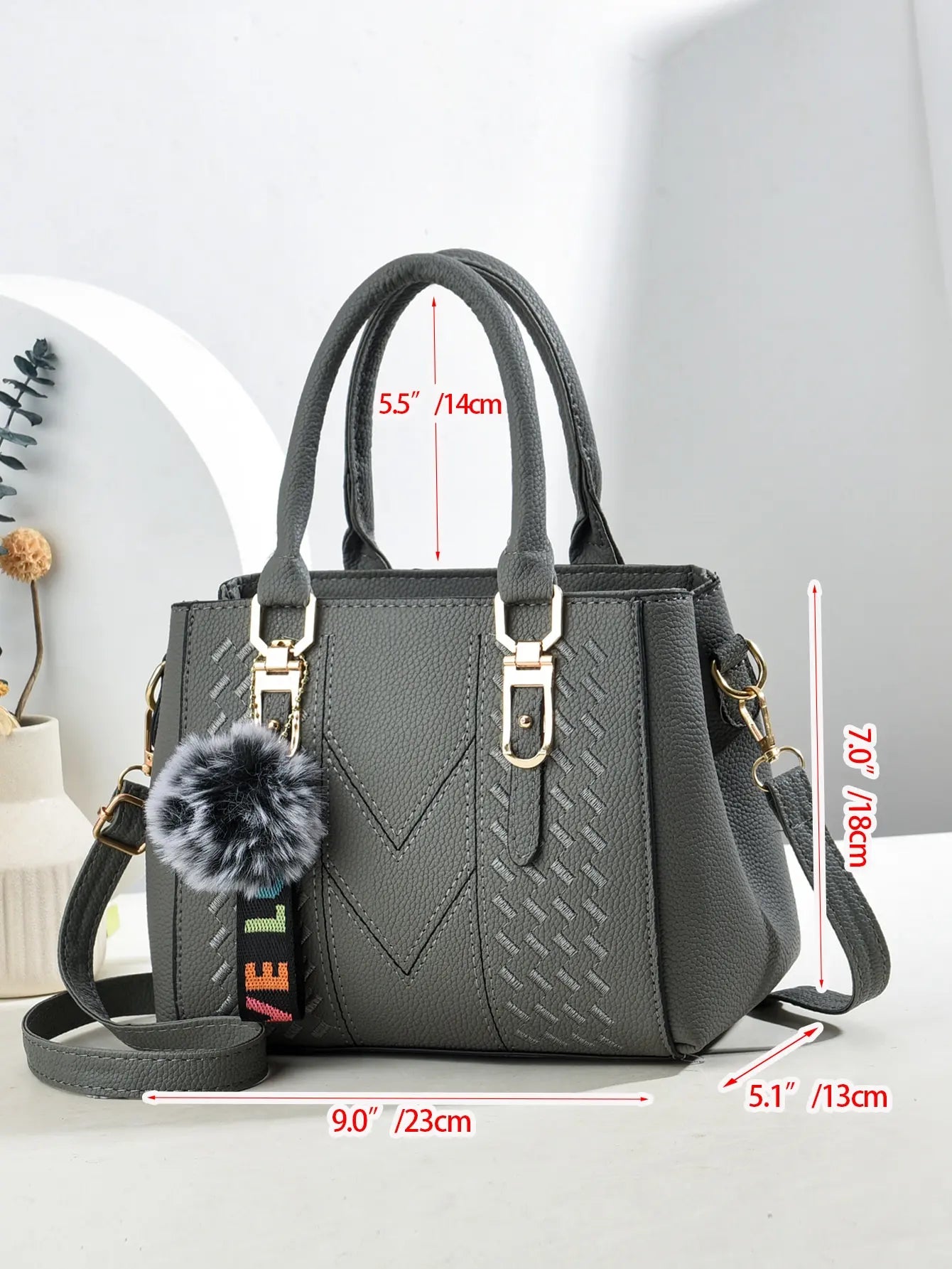 Sac à bandoulière brodé de grande capacité à la mode pour femmes, un sac à main pour un usage quotidien