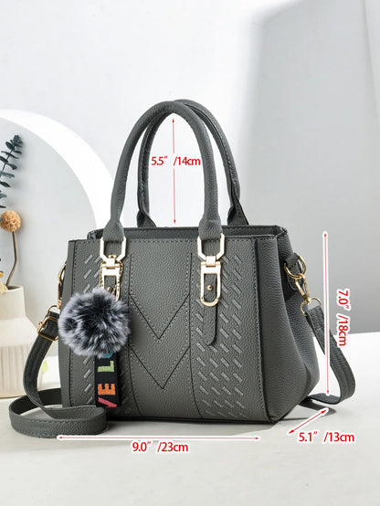 Sac à bandoulière brodé de grande capacité à la mode pour femmes, un sac à main pour un usage quotidien