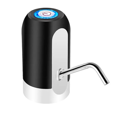 Distributeur de bouteille d'eau à interrupteur automatique, chargement USB, distributeur de boisson en un clic, pompe à cliquetis, blanc, noir, 1 pièce