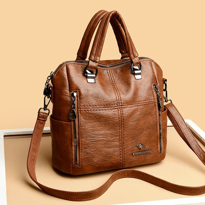 2025 poches multiples sacs à Main en cuir souple pour femmes sacs à Main de luxe femmes sacs concepteur épaule sacs à bandoulière Sac A Main