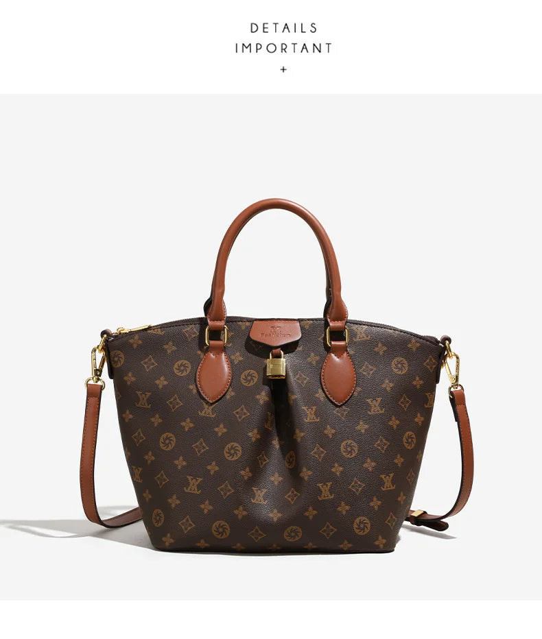 Sac de banlieue de grande capacité pour femmes, nouvelle mode rétro, Texture haut de gamme, fourre-tout à bandoulière polyvalent, 2025