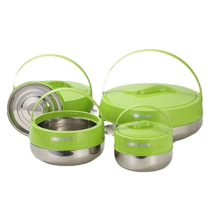 Conteneur de stockage des aliments, boîte à déjeuner Bento en plastique, Thermos pour aliments chauds, boîte de conservation des aliments, accessoires de cuisine 4 pièces