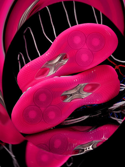 Rigorer BP1 'Kaleidoscope' chaussures de basket-ball hommes bas résistant à l'usure antidérapant professionnel réel Combat Sport baskets