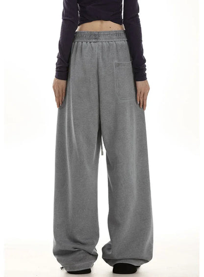 Pantalon de survêtement américain pour femmes, Streetwear, taille haute, Vintage, droit, Hip Hop, Harajuku, ample, à lacets, jambes larges, Baggy