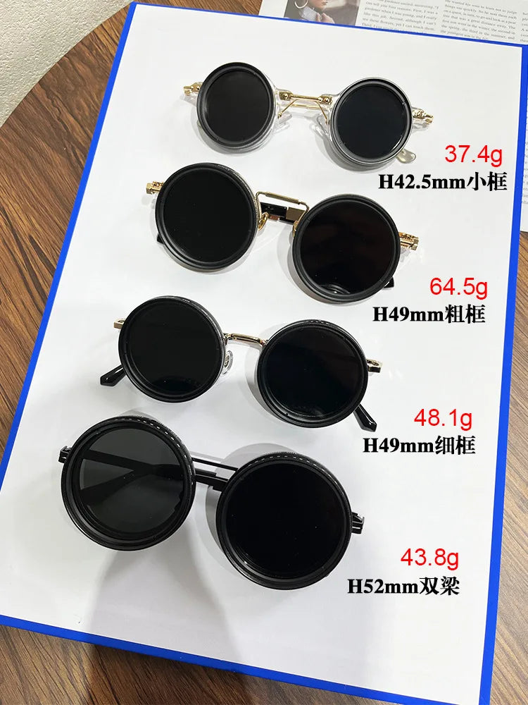 Lunettes de soleil de pêche à gradation réglable à 9 niveaux ND2-400 lunettes de soleil polarisées UV anti UV filtre ND avec ensemble de étuis à lunettes