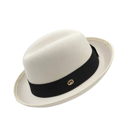 NOUVEAU chapeau de tarte de porc bord hommes femmes Fedora classique gentleman melon cosplay derby melon anglais chapeau panama jazz chapeau en gros