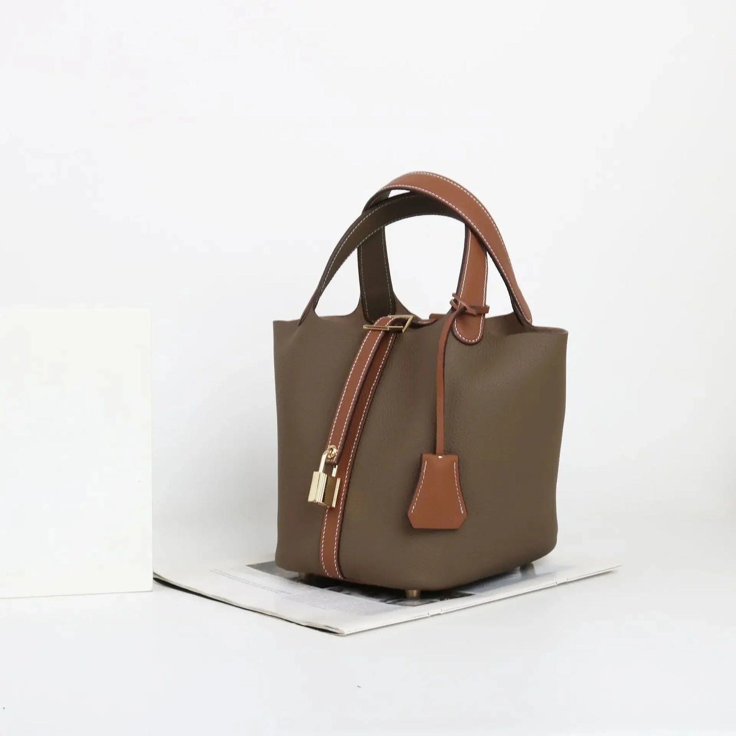 Sac à main en cuir de vache souple, panier de couche de sauna XVI, sac de détermination durable, fabriqué en Chine, nouvelle mode, 2024, E27