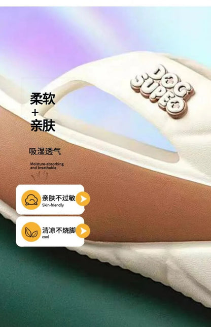 Pantoufles pour femmes mode plate-forme pantoufle été hauteur augmentant EVA pantoufle en plein air chaussures de plage décontractées pour femmes tongs