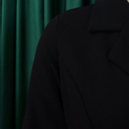 Robe plissée mi-longue à col de costume, taille haute, à la mode, nouvelle collection automne 2025