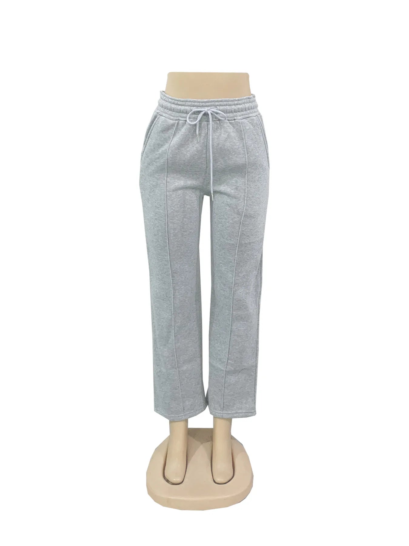 Pantalon femmes pantalons de survêtement pantalons longs cordon taille haute pantalon droit Y2k Streetwear épissure Capris décontracté survêtement 2025 Capris