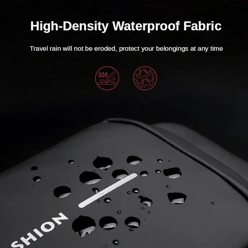 Sac à bandoulière antivol en cuir PU pour homme, sac de poitrine, classique, multifonctionnel, initié, créateur de marque, nouveau