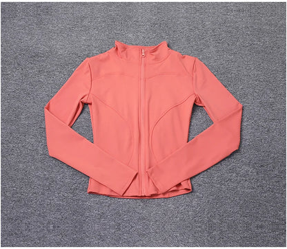 Veste de Sport pour femmes, chemise à manches longues, manteau d'entraînement, vêtements d'entraînement, de Yoga