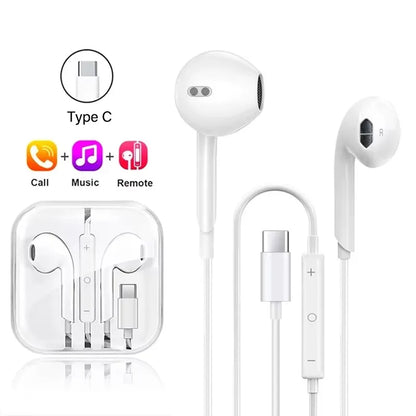 Pour Xiaomi casque Xiaomi Mi 14 13 12 11 écouteurs intra-auriculaires Redmi Note 10 9 8 7 Type C 3.5mm casque filaire accessoires de téléphone