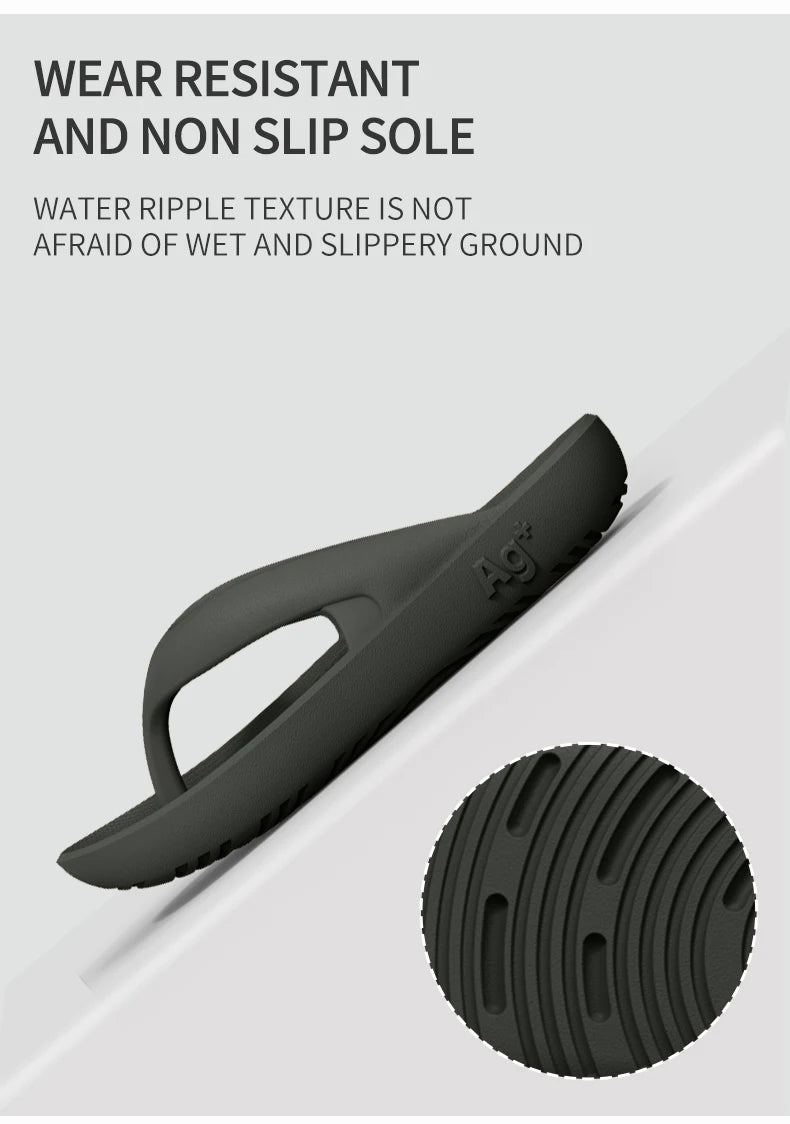 Sandales coulissantes d'été pour hommes, pantoufles antidérapantes à fond épais EVA, tongs d'extérieur confortables et respirantes