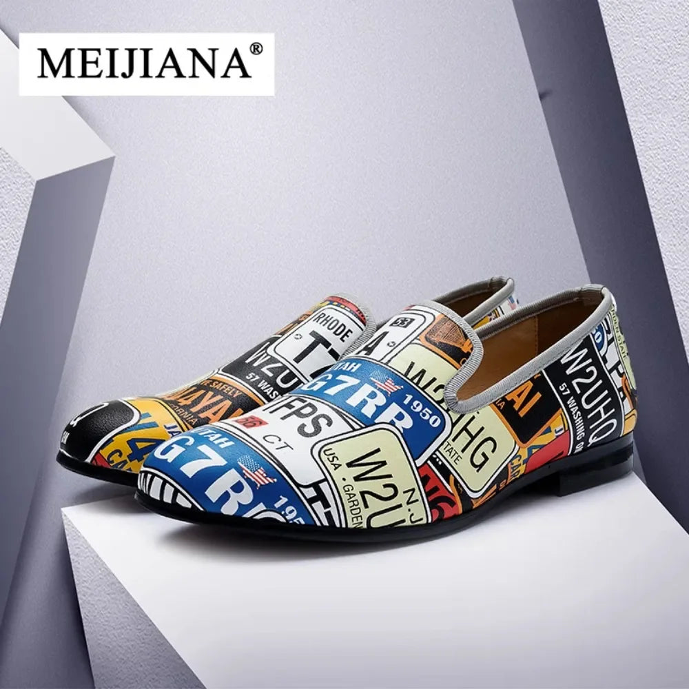 Mocassins College de style britannique pour hommes, chaussures décontractées pour hommes, chaussures respirantes pour gentleman, robe de mariée, chaussures queFormal pour la fête, taille 47