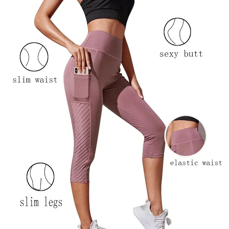 Short de sport taille haute pour femme, pantalon court, fitness, nudité, lifting des hanches, course à pied, yoga, poches latérales, collants, séchage rapide, gym, sport