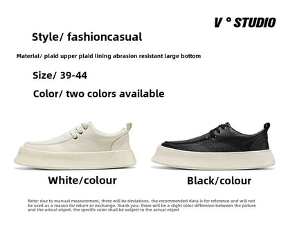 Chaussures basses en cuir respirant pour hommes, chaussures d'étudiant, optique astronomique, chaussures de planche décontractées, ChimYouth, nouveau, été