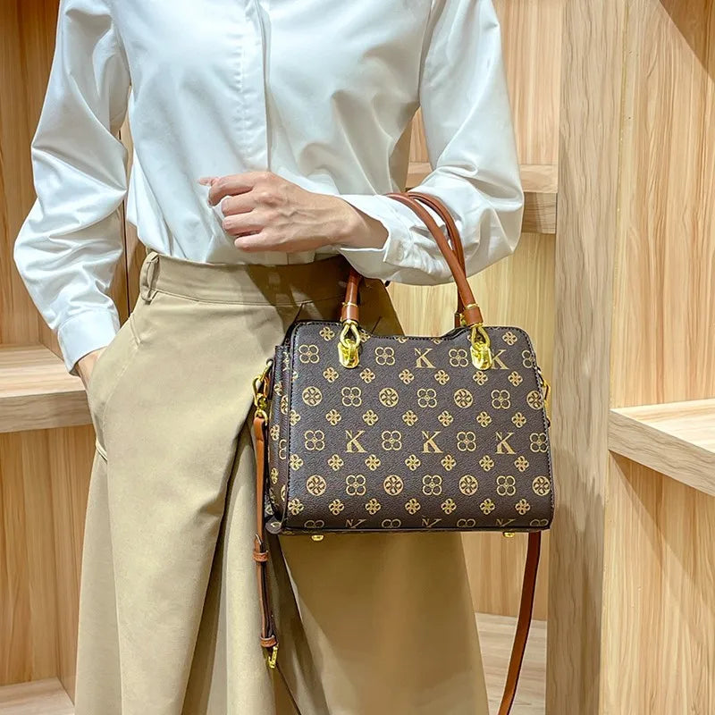 Sac à main de marque de luxe pour femmes, sac à main pour maman, Texture de haute qualité, rétro, épaule simple diagonale, grande capacité, nouvelle collection 2025