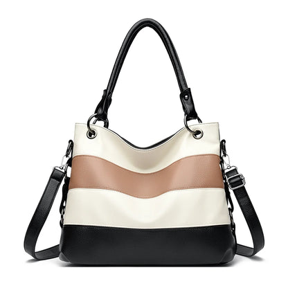 Trois couches de luxe fourre-tout décontracté femmes Sac de haute qualité en cuir Pu dames sacs à main pour femmes grand épaule sacs à bandoulière Sac nouveau