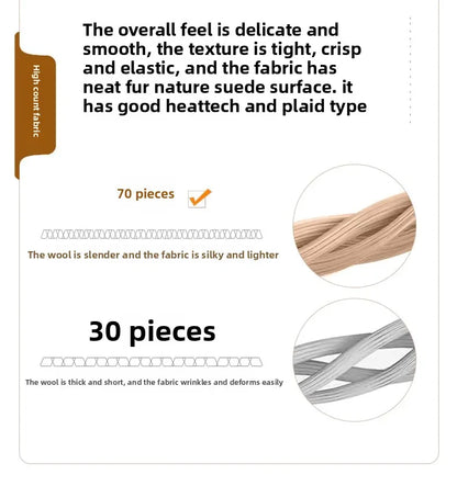 Manteau en laine Double face pour femme, épais, mi-long, col de costume, coupe ample, couleur Pure, polyvalent, nouveau Style automne hiver